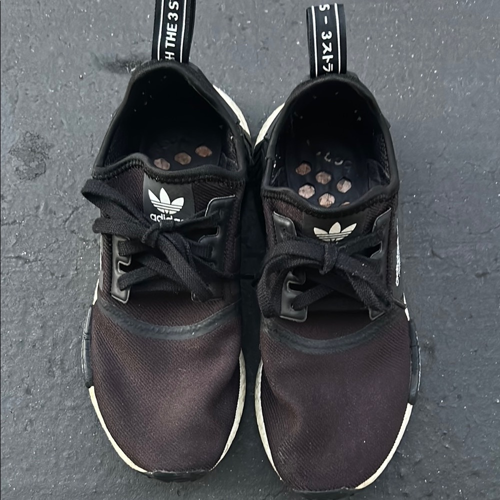 Adidas Black and White NMD Sneakers with Boost Cushioning - Picture 5 of 5